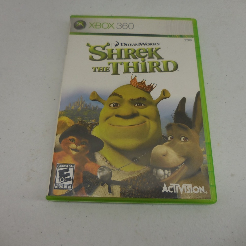 Shrek the Third Xbox 360 Activision DreamWorks Action Adventure Game CIB